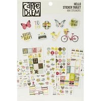 Carpe Diem A5 Planner Hello Sticker Tablet