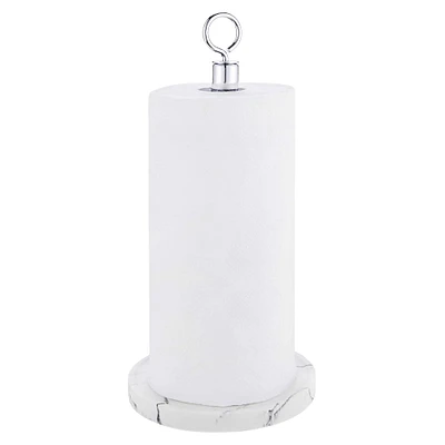 SunnyPoint Paper Towel Holder with Faux Marble Base