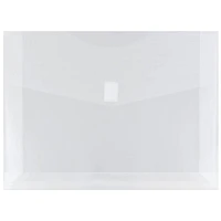 JAM Paper 9.75" x 13" Plastic Hook & Loop Closure Envelopes