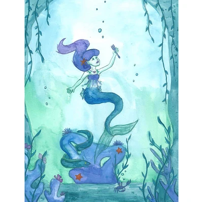 Sparkly Selections Mermaid - Local Utah Artist Rachel H. Diamond Painting Kit