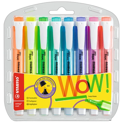 Stabilo® Swing® Cool 8 Color Highlighter Set