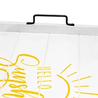 Elegant Designs™ 15.5" Hello Sunshine Serving Tray with Handles