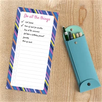 TF Publishing Bright Stripes Do All The Things Magnet List Pad