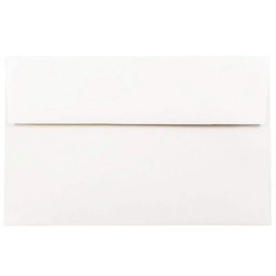 JAM Paper A10 Strathmore Ultimate White Woven Invitation Envelopes, 25ct.