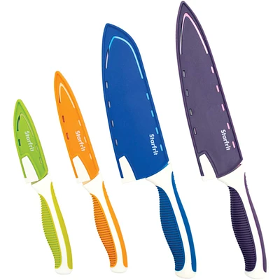 Starfrit Multicolored 4-Piece Knife Set