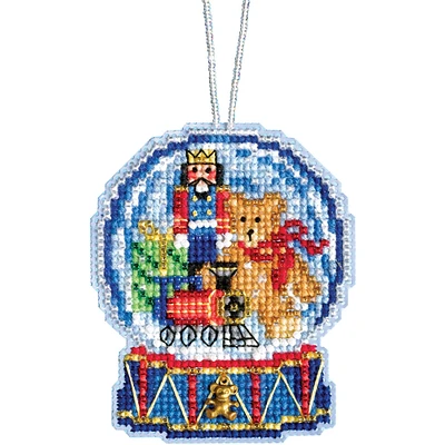 Mill Hill® Toy Shop Snow Globe Ornament Beaded Counted Cross Stitch Kit