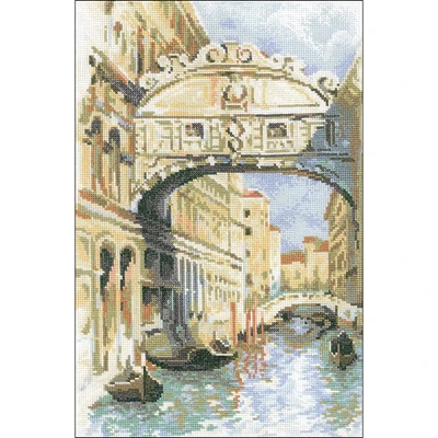 RIOLIS Venice Bridge Of Sighs Cross Stitch Kit