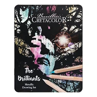 3 Packs: 12 ct. (36 total) Cretacolor The Brilliants Metallic Colored Pencils