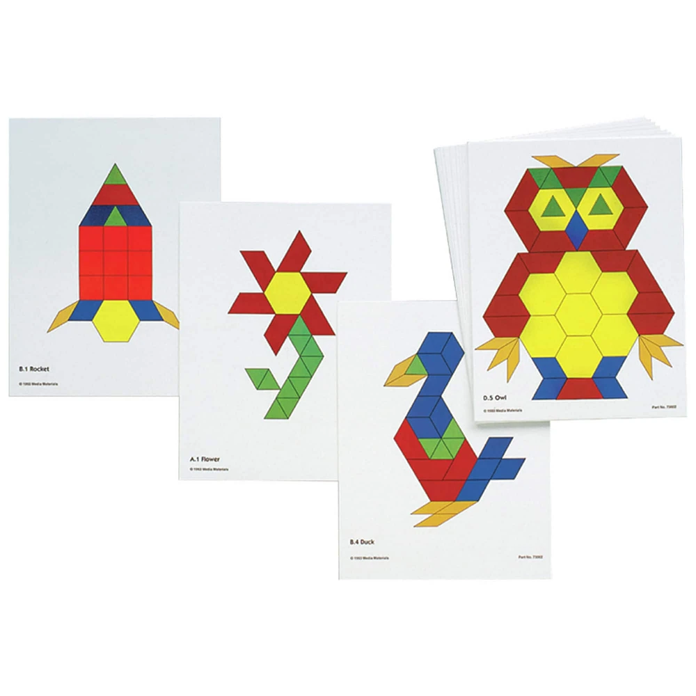 Learning Advantage™ Pattern Block Activity Cards Set