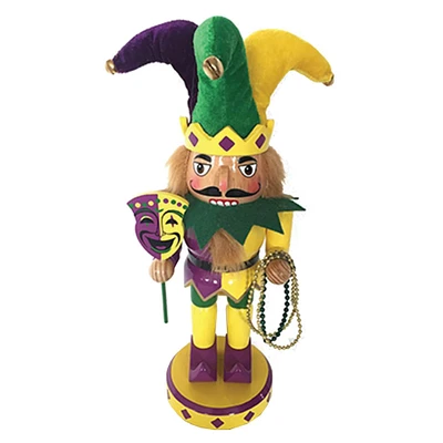 Santa's Workshop 11" Mardi Gras Jester Nutcracker