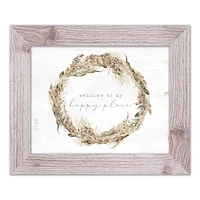 Pampas Wreath Western Framed Print