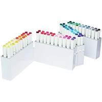 Deflecto® White & Clear Expandable Marker Accordion Organizer