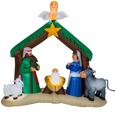 7ft. Airblown® Inflatable Nativity Scene