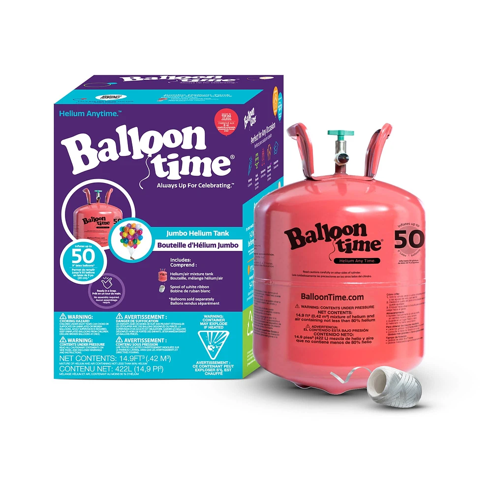 Balloon Time® Jumbo Helium Tank