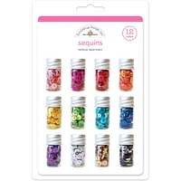 Doodlebug Design Inc.™ Kraft In Color Rainbow Sequins Set