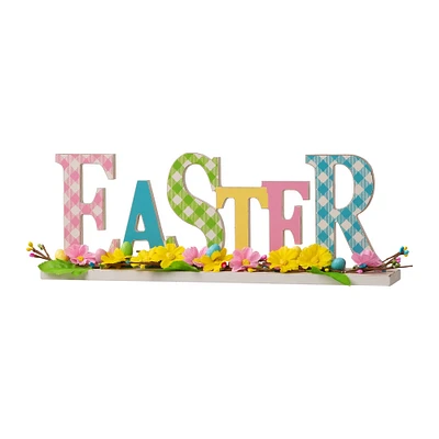 Glitzhome® 16" Wooden Easter Table Décor