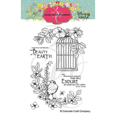 Colorado Craft Company Whimsy World Life Lasts Clear Stamps