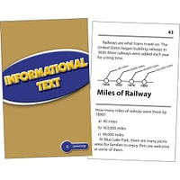 Edupress® Informational Text Practice Cards Blue Level