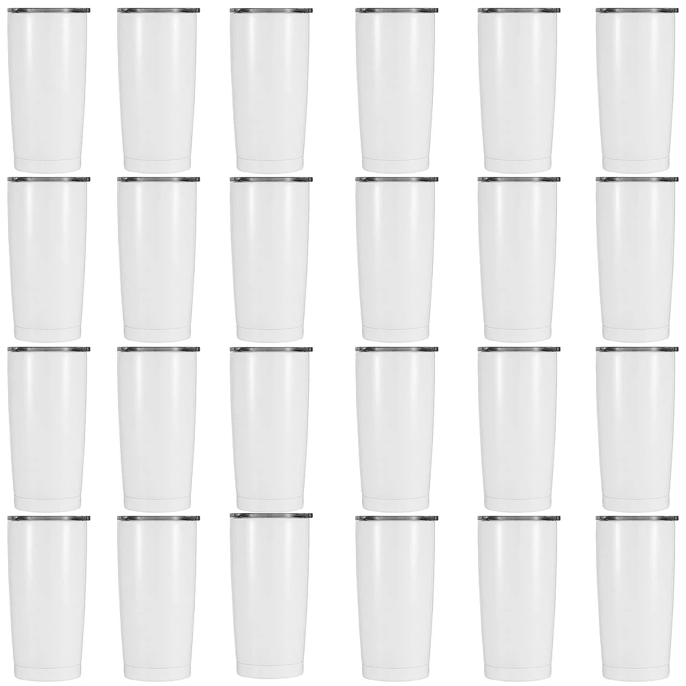 24 Pack: 18.5oz. Stainless Steel Sublimation Tumbler by Make Market®