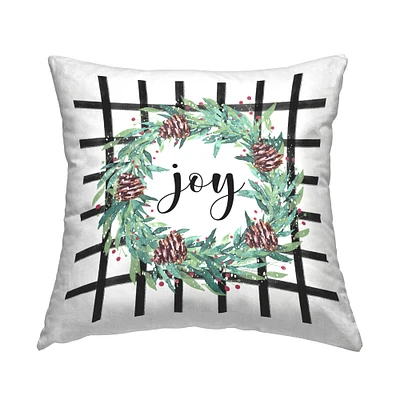 Stupell Industries Christmas Joy Throw Pillow