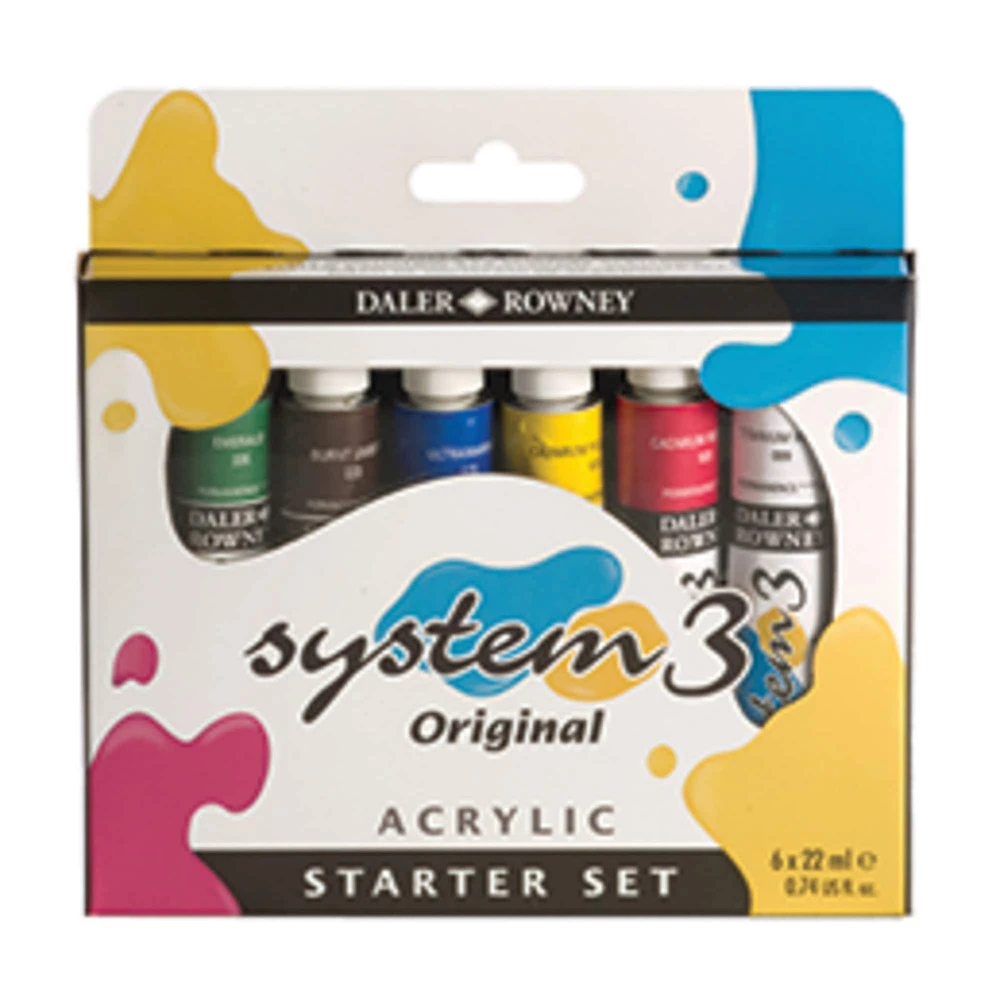 Daler-Rowney® System 3 Original Acrylic Starter Set