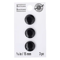 Blumenthal Lansing Buttons, Black 3 Pack