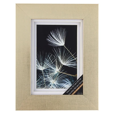 Champagne Gallery Frame with Double Mat by Studio Décor