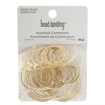 Assorted Gold Circle Connectors by Bead Landing™