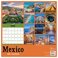 TF Publishing Mexico Wall Calendar