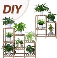 NEX™ 11 Shelf Wide Ladder Garden Plant Rack
