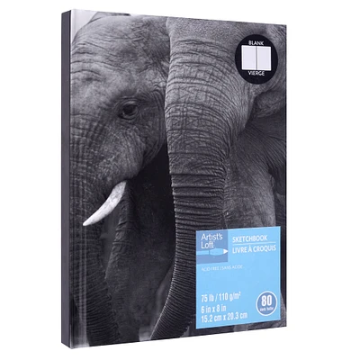 Elephant Hardcover Sketchbook by Artist's Loft®, 6" x 8"