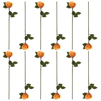 12 Pack: Peach Faux Rose by Ashland®