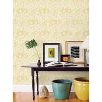 NuWallpaper Yellow Foliole Peel & Stick Wallpaper