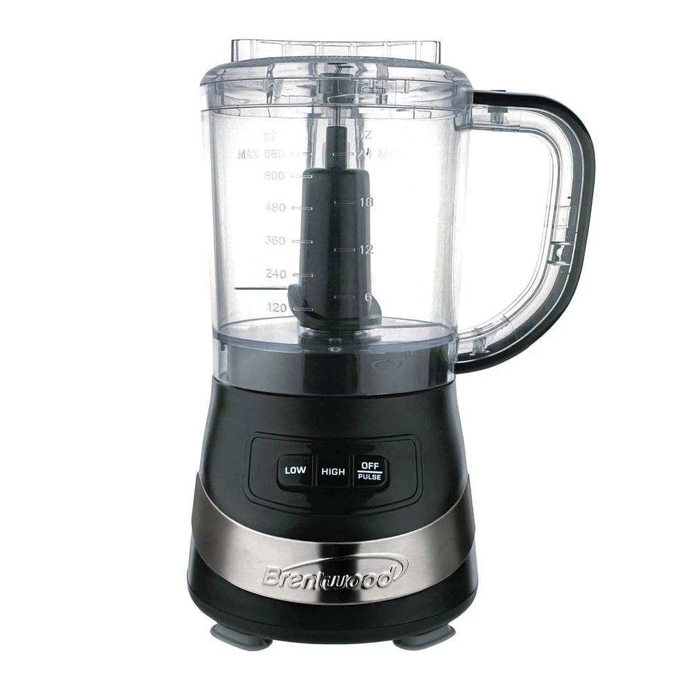 Brentwood Black 3 Cup Food Processor