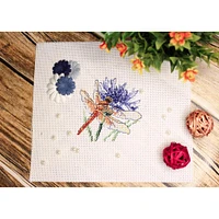 MP Studia Dragonfly And Cornflower Counted Cross Stitch Kit