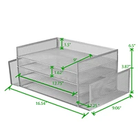 Mind Reader 6-Compartment Desk Organizer