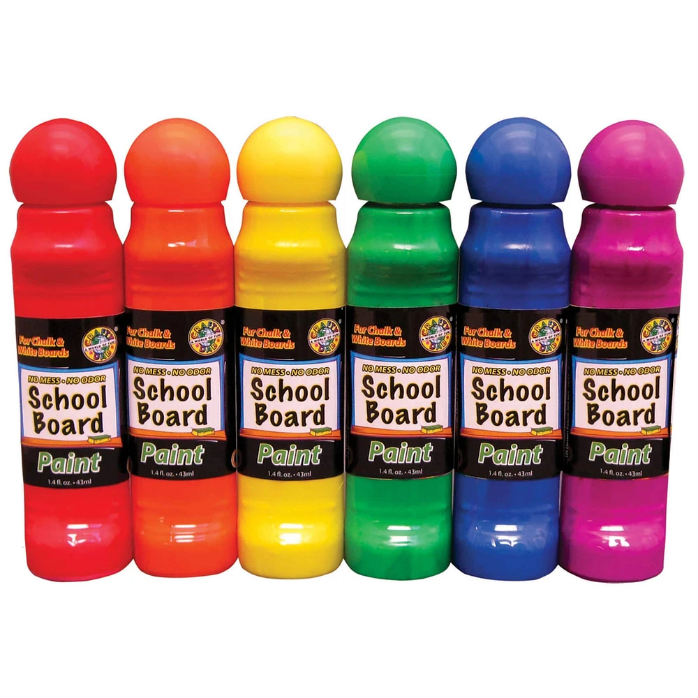 Crafty Dab® School Board Paint, 6ct