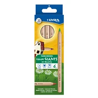 5 Packs: 2 Packs 6 ct. (60 total) Lyra Color Giant Colored Pencils