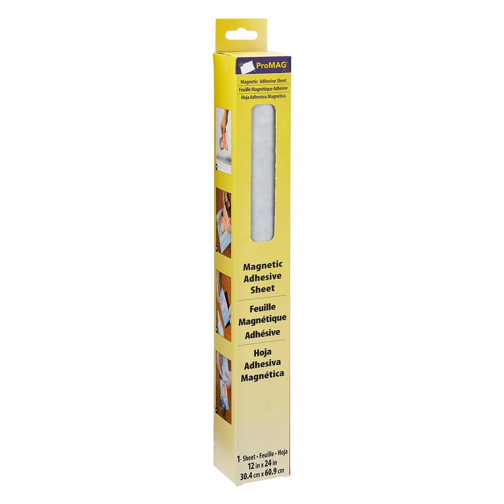 10 Pack: ProMAG® 12" x 24" Magnetic Adhesive Sheet