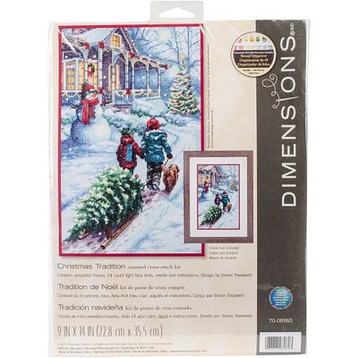 Dimensions® Christmas Tradition Counted Cross Stitch Kit