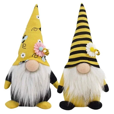 Santa's Workshop 8" Honey Bee Gnomes Set