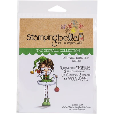 Stamping Bella Oddball Girl Elf Cling Stamps