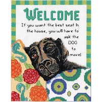 Design Works™ Best Seat Welcome Counted Cross Stitch Kit