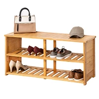 Honey Can Do Bamboo Shoe Bench