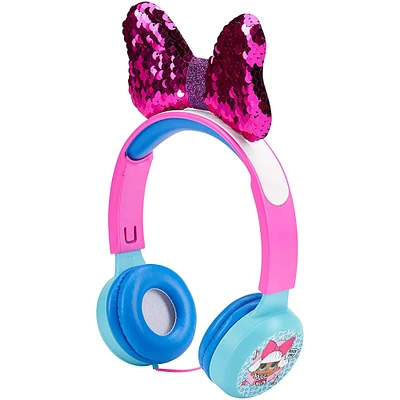 LOL Surprise Pink & Blue Kid-Safe Diva Headphones