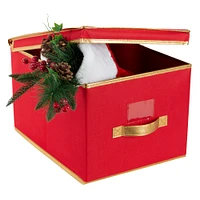 Simplify Red Holiday Jumbo Storage Box