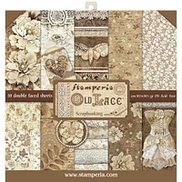 Stamperia Old Lace Double-Sided Paper Pad, 12'' x 12''