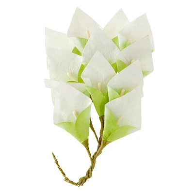 Calla Lily Paper Flowers by Recollections™, 12ct.