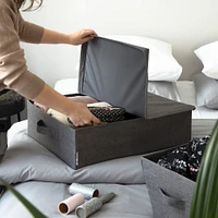 Bigso Gray Underbed Storage Box