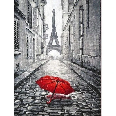 Oven Rain In Paris Cross Stitch Kit